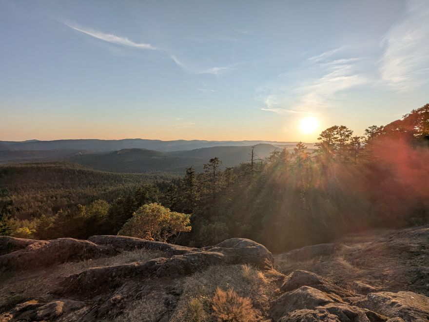 View from Mt Work, Vancouver Island